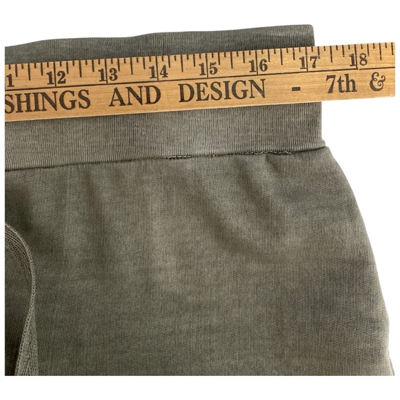 Karyn Seo Wide Leg Embroidered Pants Size M Sage Green Boho Cottagecore NWT - Picture 8 of 10